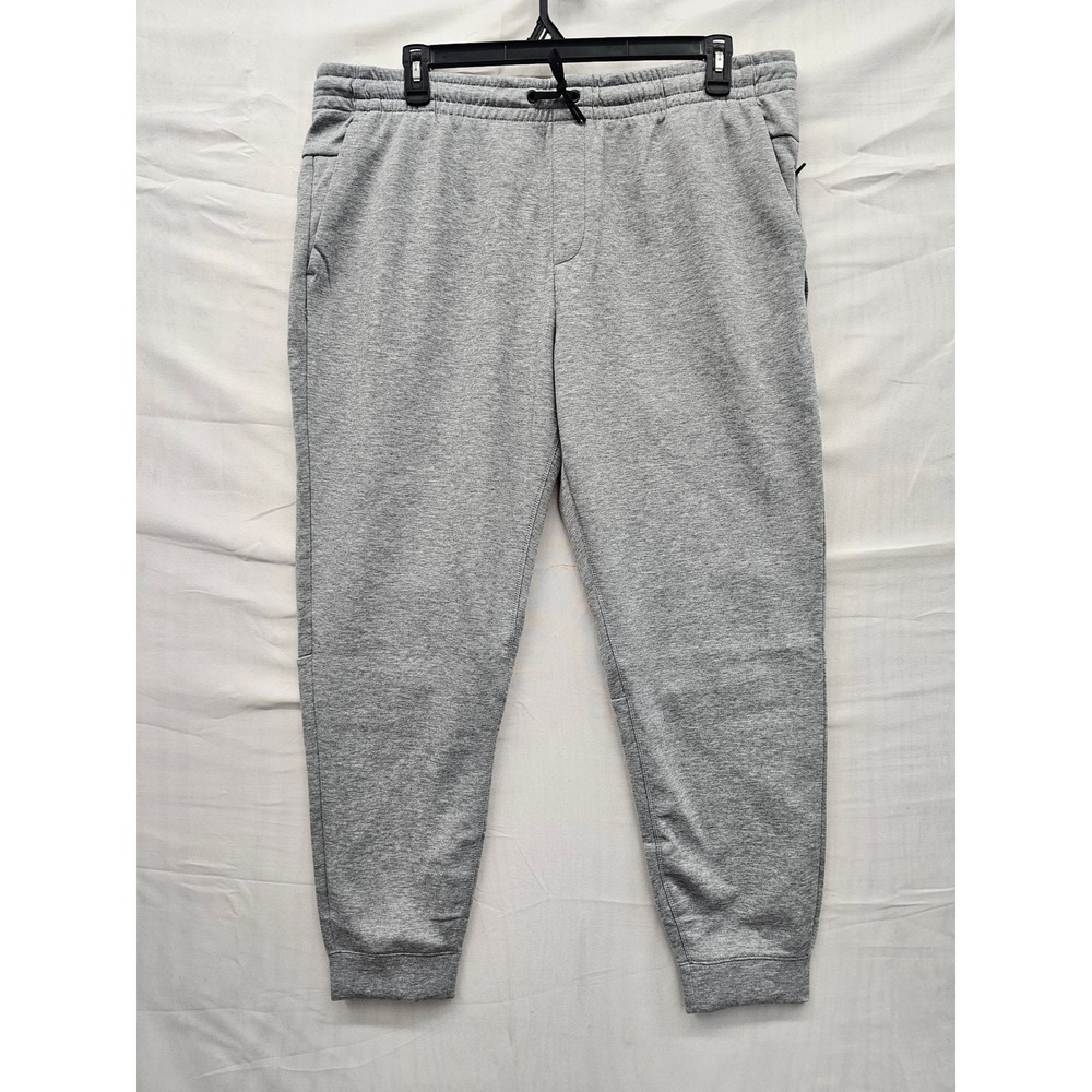 Member's Mark Mens Active Joggers Grey Polyester Blend Relaxed Size XL